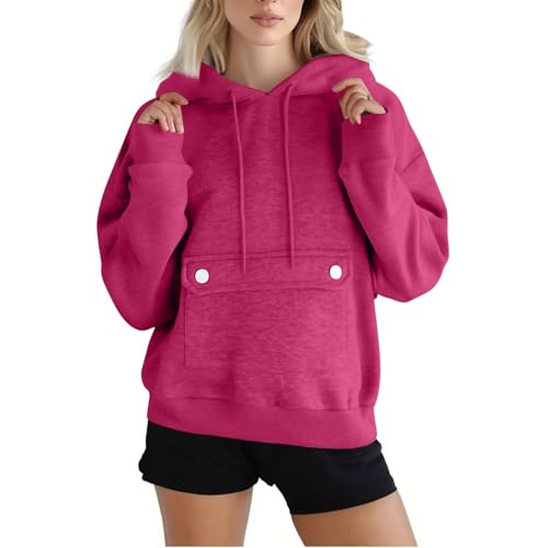 Oversized Hoodies for Women Drawstring Fleece Y2k Pullover Sweatshirt 2025 Teen Girls Fall Winter Loose Pullover Tops2