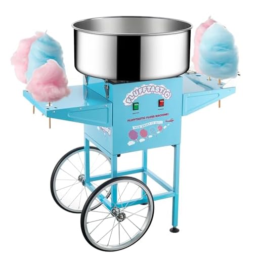 6315 Great Northern Popcorn Flufftastic Cotton Candy Machine Floss Maker With Cart