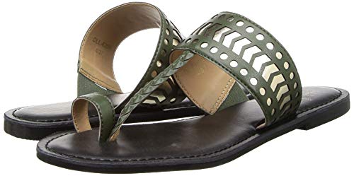 Image of Carlton London CLL-6206 Green Flat Sandal -3 UK