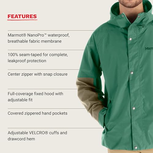 Image of MARMOT Men's Cascade Durable & Waterproof Rain Jacket