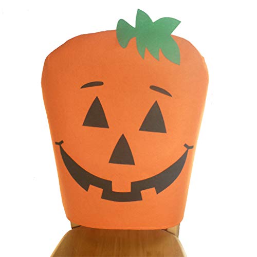Halloween Decorative Pumpkin Chair Cover Home Use Practical Seat Cover Decor For Celebration Party #TOP6