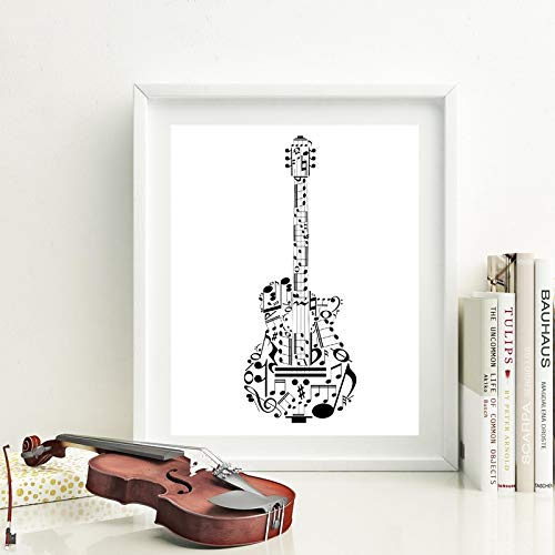 Guitare affiches musique impressions pour transformer votre studio de musique