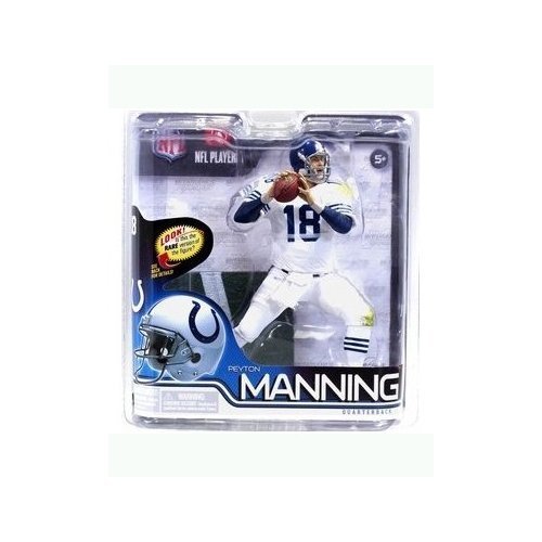 McFarlane Sportspicks: NFL Series 30 Peyton Manning 3 - Denver Broncos CHASE VARIANT RETRO UNIFORM 6 inch Action Figure