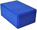 YogaAccessories 4'' Foam Yoga Block - Blue