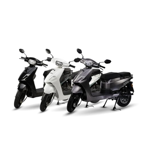 Image of Quantum Bziness X Electric Scooter | NMC Battery Pack | 105 km Range | Bluetooth, USB & Digital Display | 60 km /h Top Speed | Black | Advance Booking for Ex-Showroom