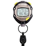 Casio Hs-70w Black Multi-function Digital Stopwatch Pile Comprise Battery Included