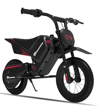 EVERCROSS EV05M Electric Motorcycle for Kids, 150W Kids Ride On Motor-cycle, 8/16 km/h Speed Modes & 15 km Long-Range Electric Motorcycle, 12'' Moto Cross for Children