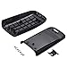 VeCarTech Center Console Lid Armrest Cover Kit with Latch Compatible with Chevy Trailblazer GMC Envoy,Buick Rainer Isuzu Ascender SAAB Oldsmobile Bravada 25998847 25998844 25998838- Black