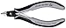KNIPEX 5" Precision Electronics Side Cutter ESD w/Pointed Head, Ergonomic Grip (7932125ESD)