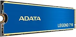 SSD Adata Legend 710 512GB NVMe M.2 2280 (Leitura até 2400MB/s e Gravação até 1600MB/s)