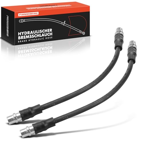 Frankberg 2x Bremsschlauch Bremsschläuche Vorne Kompatibel mit A4 8D2 1.8L-2.7L 2006-2014 A6 4A 4A2 4B2 C4 C5 1.8L-4.2L 1994-2005 Pas.sat 3B2 3B3 1.6L-4.0L 1996-2005