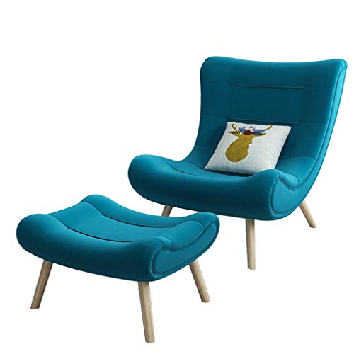 Modern Sofa Chair Comfortable Lazy Chair Chaise Lounge Chair Living Room Chairs Accent Chair Patio Reclining Lounge Chair for Outdoor Reading, Sunbathing or Relaxation Lazy Leisure Sofa Chair