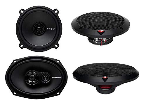 2) Rockford Fosgate R1525X2 5.25" 80W 2 Way + 2) R169X3 6x9" 130W