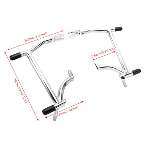 Soportes para alforjas de moto Harley Touring Cromado miniatura 4