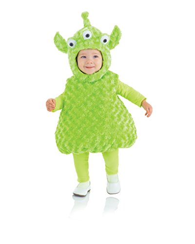 Underwraps Babys Alien Belly-Babies Green Large