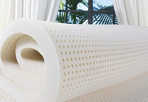 3" Medium-Firm Topper| 100% Natural Talalay Latex| Made in The USA| Luxurious Comfort | Soothing Pressure Point Relief | Support for Shoulders, HIPS, Back, and Knees| King