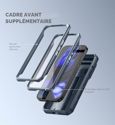 Coque Pixel 9A robuste pour activités extérieures et chantiers