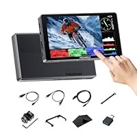 FEELWORLD P6XL 6 Zoll Touchscreen DSLR Monitor Eingebaute Batterie1200Nit Kamera Field Monitor mit Integriertem Akku 4K 60Hz HDMI 3DLUT HDR Waveform Screenshot Aluminium Gehäuse