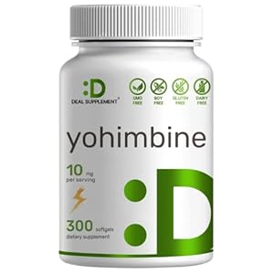 Eagleshine Vitamins Yohimbine HCL 10mg, 300 Softgels, 5 Months Supply, Extra Strength, Plant Based Yohimbine Supplements…