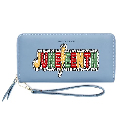 ZRTARY Juneteenth Personalized Women's Wallets,Holiday Gift for Parent Grandparent,Birthday Gift for Son Daughter,Graduation Gift for Classmate 1299a