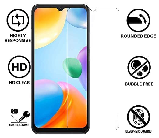 EITANSHA CREATION Tempered Glass Screen Protector for Redmi A2/A1 - Image 3