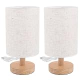 Fabrication artisanale : le souci du détail dans chaque aspect de la conception de la lampe garantit une lampe de chevet avec base en bois, lampe pour chambre à coucher