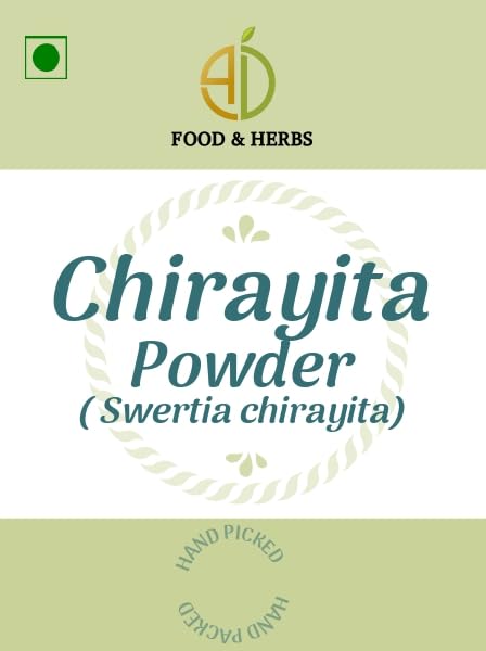 A D Food & Herbs Chirayata Powder/Bitterstick/Kalmegh/Andrographis paniculata/Swertia Chirata Powder Pure and Natural Combo Packs (50 Gms x pack of 3) - Image 2 thumbnail
