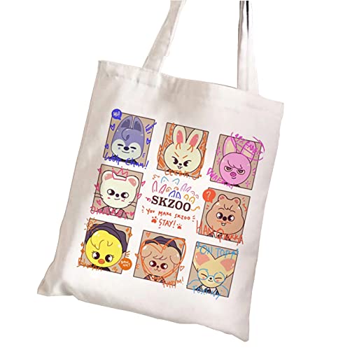 SHENGANG Skzoo Streunende Kinder Handtasche Geldbörse für Frauen Dame Student Cartoon Peripherie Tasche (35CM*40CM) Cover