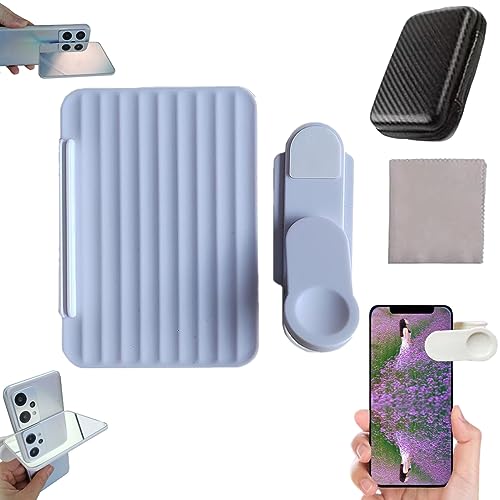 Zhongle Smartphone Camera Mirror Reflection Clip Kit,Mobile Phone Reflection Camera Clip Selfie Reflector,Mirror Reflection for 