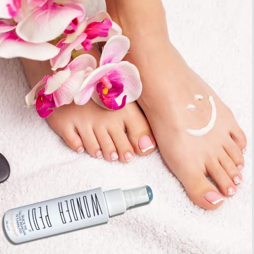 Callus Remover - Instant Exfoliating Peel Foot Spray - Feet Dead Skin Remover Cracked Heels Softener – Home Spa Pedicure Treatment - Works With Any Foot File Or Scrubber. Wonder Pedi #TOP7