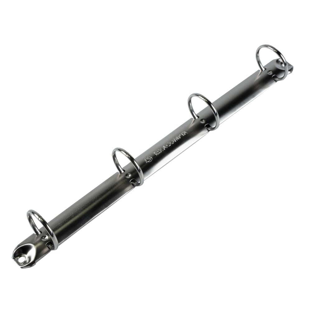 Exacompta - réf. 512801E - Carton de 20 classeurs semi-rigides OPAK – 4 anneaux ronds 30 mm – Dos 40 mm – Dimensions extérieures : 32 x 26,8 cm - Format à classer A4 Maxi – Coloris : noir
