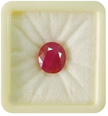 5.50 carat 6.25 ratti ruby gemstone original manik stone ring original certified pathar for unisex (b103)