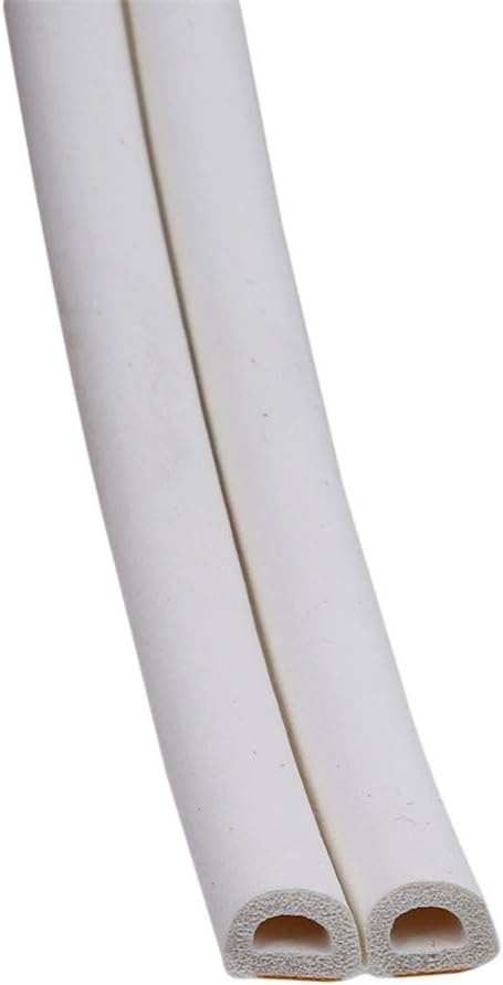 Sevenfly Keeping Fun Indoor Weather Stripping,Self Adhesive Foam Window Seal Strip for Doors and Windows Soundproofing Weatherstrip Gap Blocker(White)