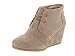 TOMS Desert Wedge Boot - Women's Desert Taupe Suede 8.5