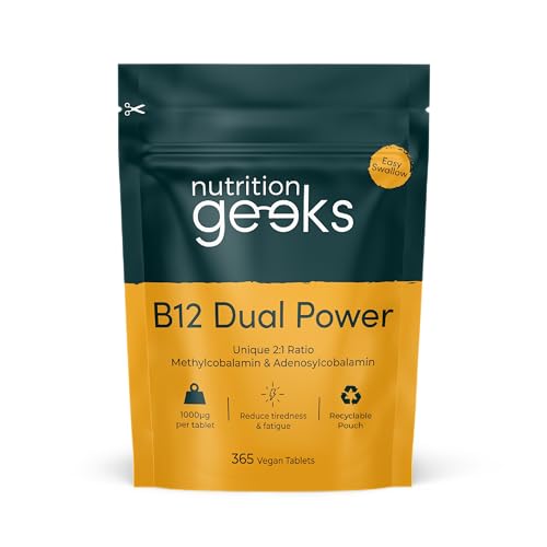 Vitamin B12 Tablets High Strength - 1 Year Supply (365 Tablets) -...