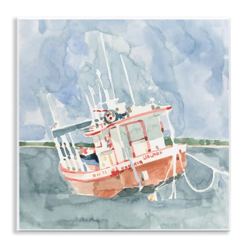 Stupell Industries 'Coast Guard Boat Transportation Ocean'| Wall Plaque Art