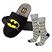 soxo Chaussons Homme Batman Pantoufles Fantaisie 43-44EU + Chaussettes Taille 40-45EU, Set 1