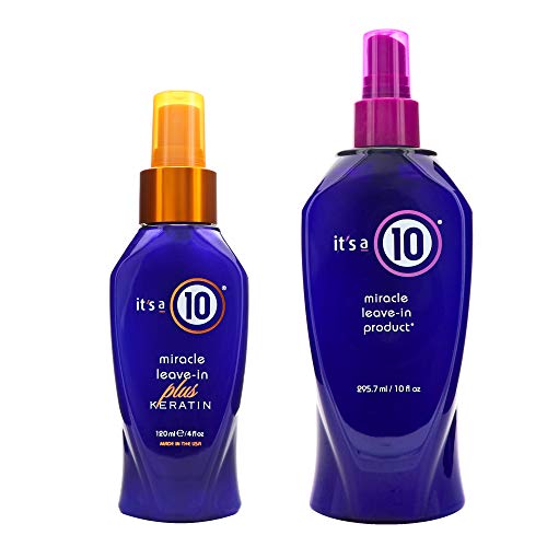It's a 10 Haircare Miracle Leave-In, 10 oz. and Leave-In plus Keratin, 4 oz. Bundle