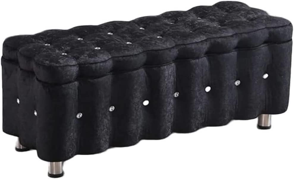Rangement peu encombrant 100 cm design capitonné haut de gamme pour intérieur chic