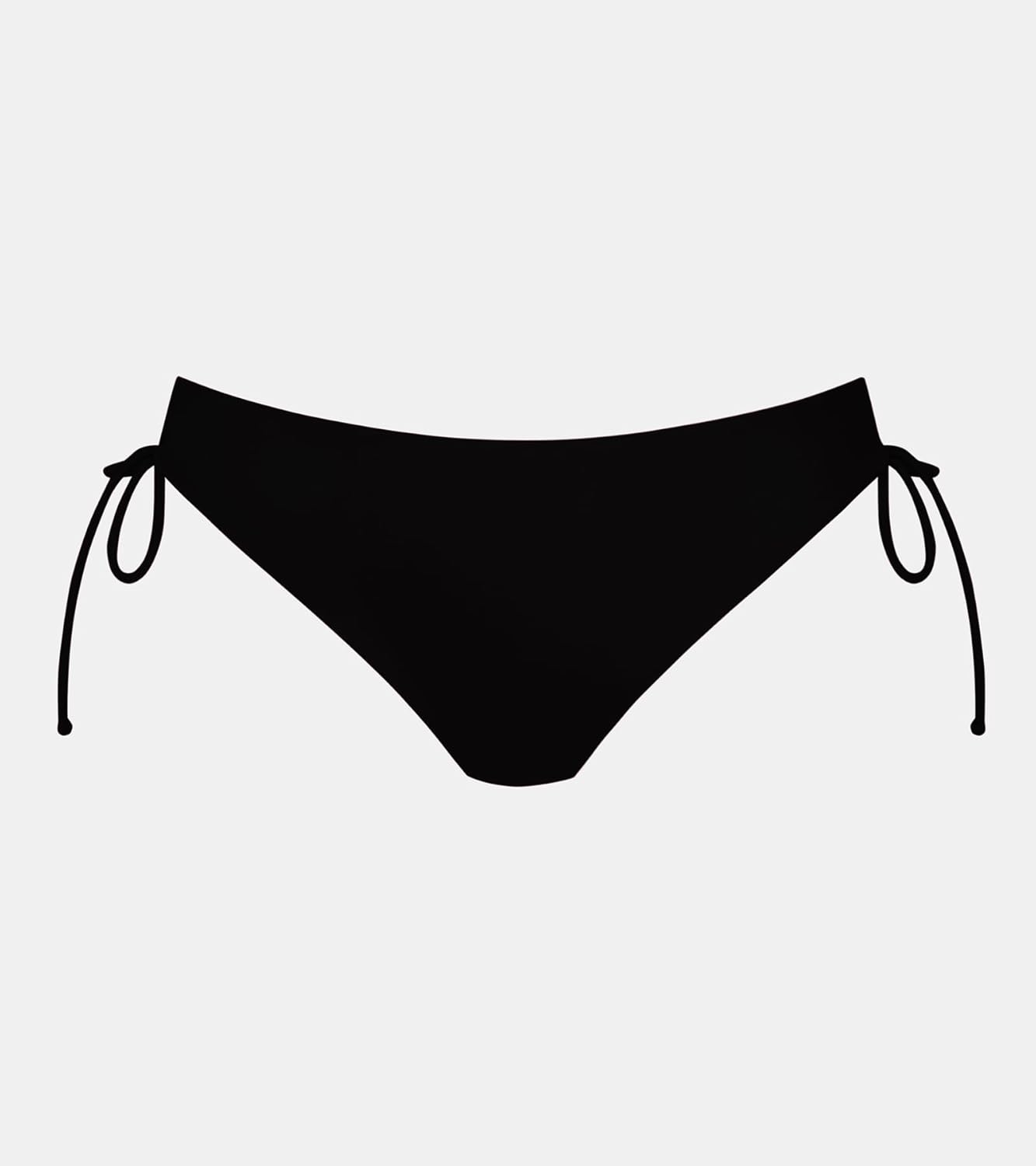 CUPSHE Womens Swimsuit Bikini Bottom Reversible Color Block Low Rise Side Strappy Self Tie