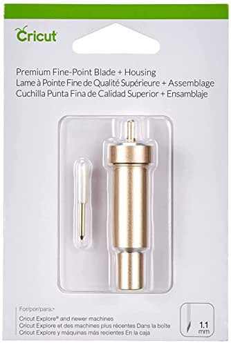 Cricut Premium Fine-Point Blade + Housing, Gold - image 2
