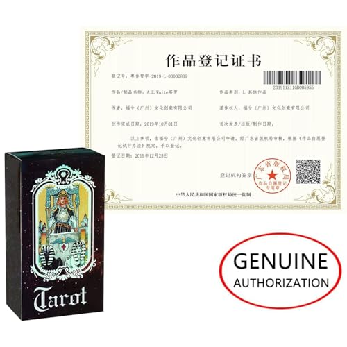 DMZK Tarot Cards 78 Tarjetas Mini Portátil para Fiesta
