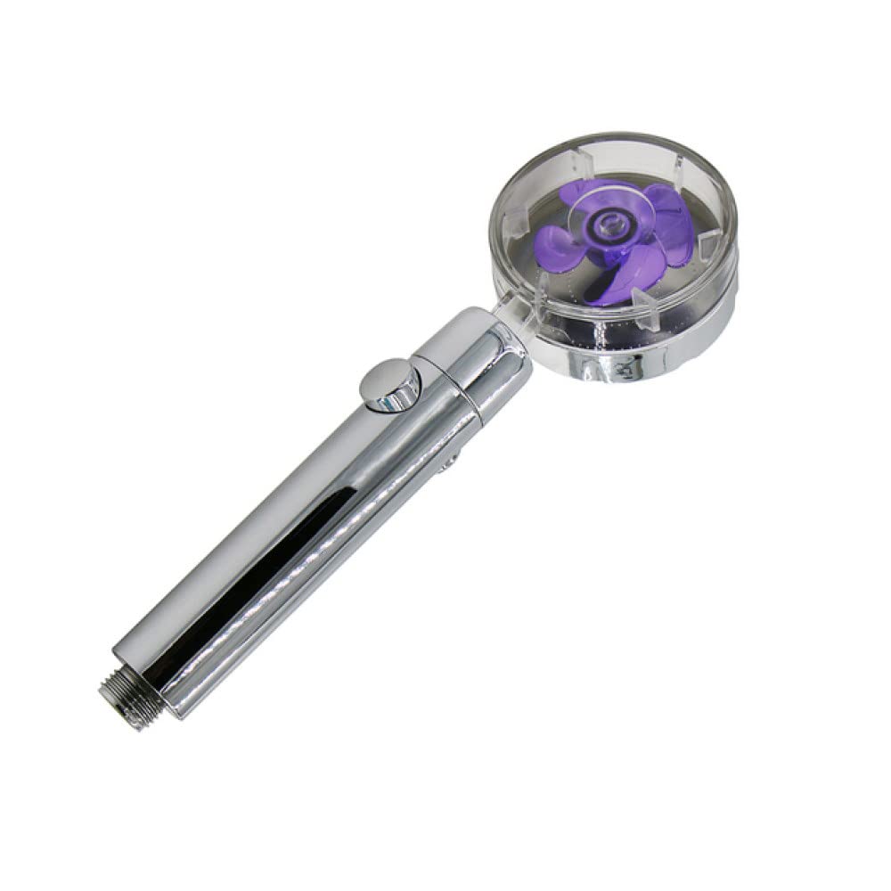 Pommeau de douche rotatif économie d'eau haute pression violet de salle de bain