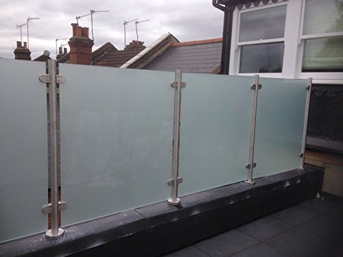 Toughened Glass 10mm or 12mm Thickness Clear Finish 1000mm x 1000mm Glass, Bespoke Custom Made Cut to Size Toughened Glass, Laminated or Frosted Finishes also Available (12mm Thick)