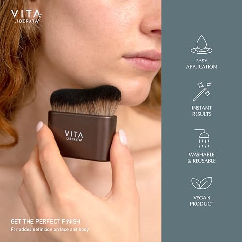 Vita Liberata Self Tanner Body Brush - Designed for Self Tanner & Body Makeup Use, Streak Free Blended Application, Reusable & Easy to Wash, Vegan - Image 5