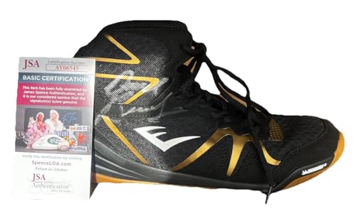 DAVID BENAVIDEZ Signed (Everlast) The Monster Boxing Shoe JSA AY06545 - Autographed Boxing Equipment