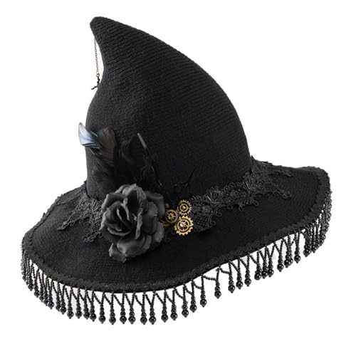 Chapeau de sorcière d'Halloween idéal pour vos fêtes costumées et cosplay