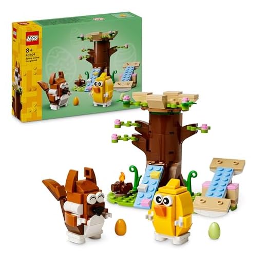 LEGO Spring Animal Playground Building Toy Set with Bird and Squirrel Figures, Tree-House Playset for Kids, Gift Idea for 8 Plus Year Old Boys and Girls Who Love Imaginative Play 40709