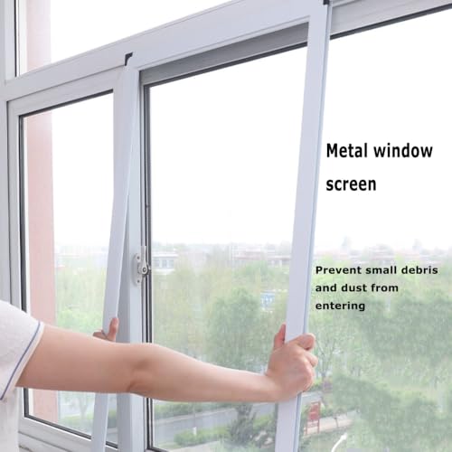 Ventana de aluminio resistente con vidrio templado de 5mm para baño 7