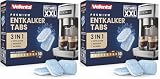 3-in-1 Entkalker für Kaffeevollautomaten & Kaffeemaschinen (55 Stück) - Entkalkungstabletten für Siemens EQ-Serie, Delonghi, Jura, Krups, Bosch, Miele, Melitta, Tassimo, WMF (Packung mit 2)